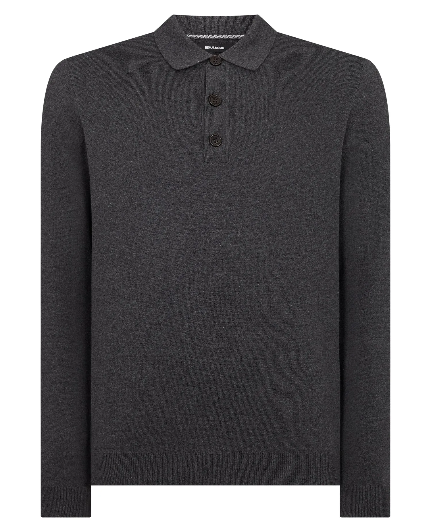 REMUS UOMO Polo Sweat Shirt/Charcoal - Winter 23/24 Version