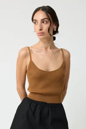 Ribbed Cami Sweater Top