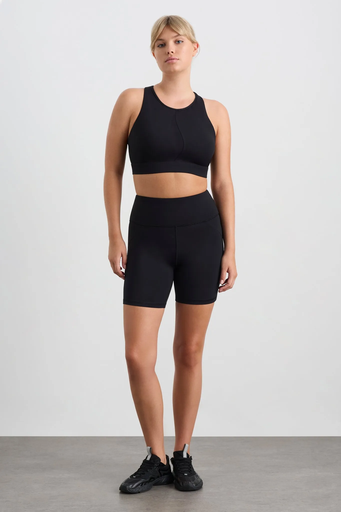 Spliced Mesh Sports Bra 370