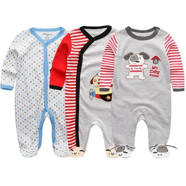 Summer Baby Rompers Spring Newborn Baby Clothes For Girls Boys Long Sleeve ropa bebe Jumpsuit Baby Clothing boy Kids Outfits