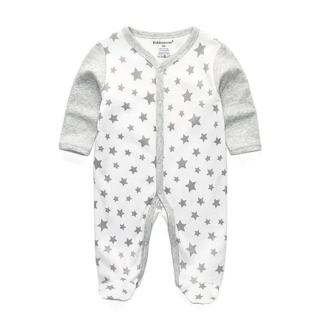 Summer Baby Rompers Spring Newborn Baby Clothes For Girls Boys Long Sleeve ropa bebe Jumpsuit Baby Clothing boy Kids Outfits