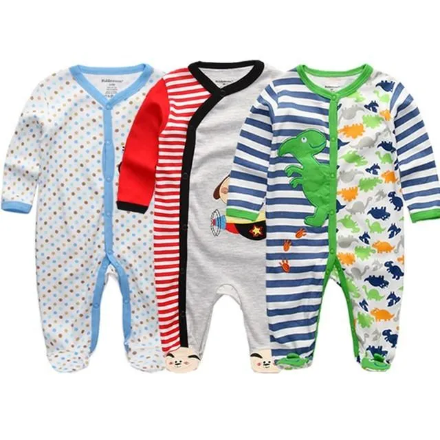 Summer Baby Rompers Spring Newborn Baby Clothes For Girls Boys Long Sleeve ropa bebe Jumpsuit Baby Clothing boy Kids Outfits