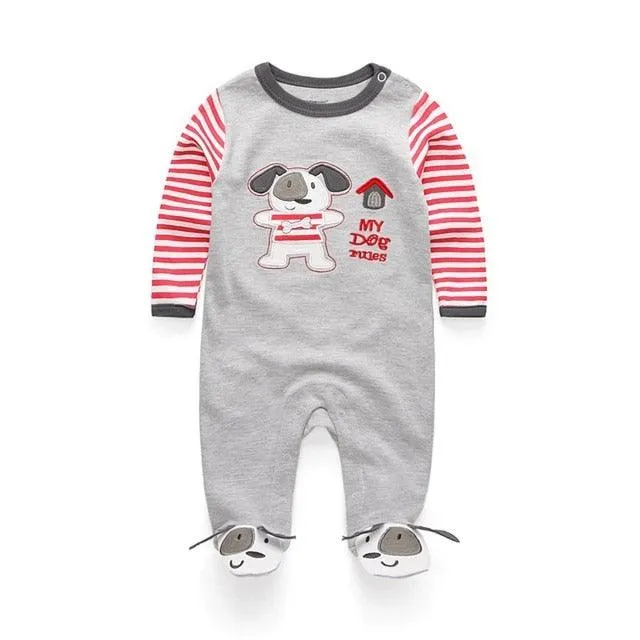 Summer Baby Rompers Spring Newborn Baby Clothes For Girls Boys Long Sleeve ropa bebe Jumpsuit Baby Clothing boy Kids Outfits