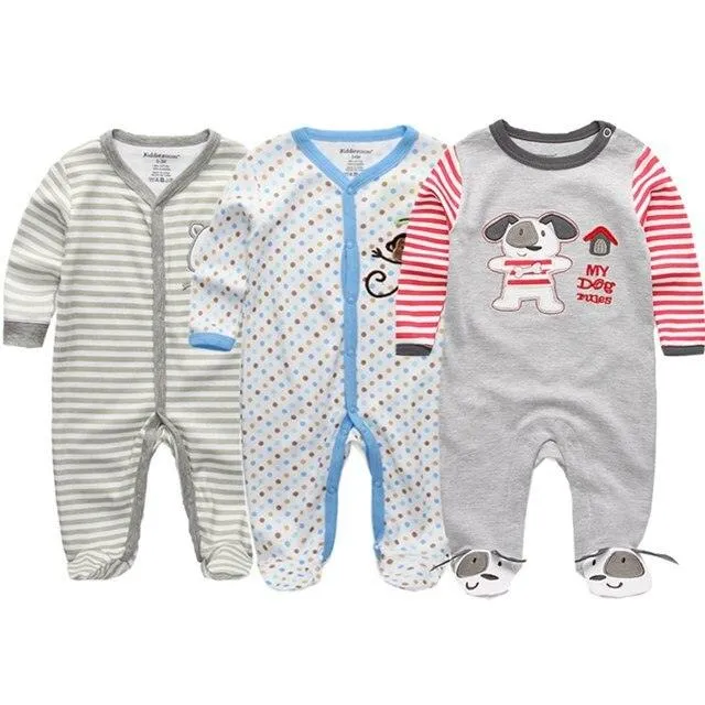 Summer Baby Rompers Spring Newborn Baby Clothes For Girls Boys Long Sleeve ropa bebe Jumpsuit Baby Clothing boy Kids Outfits