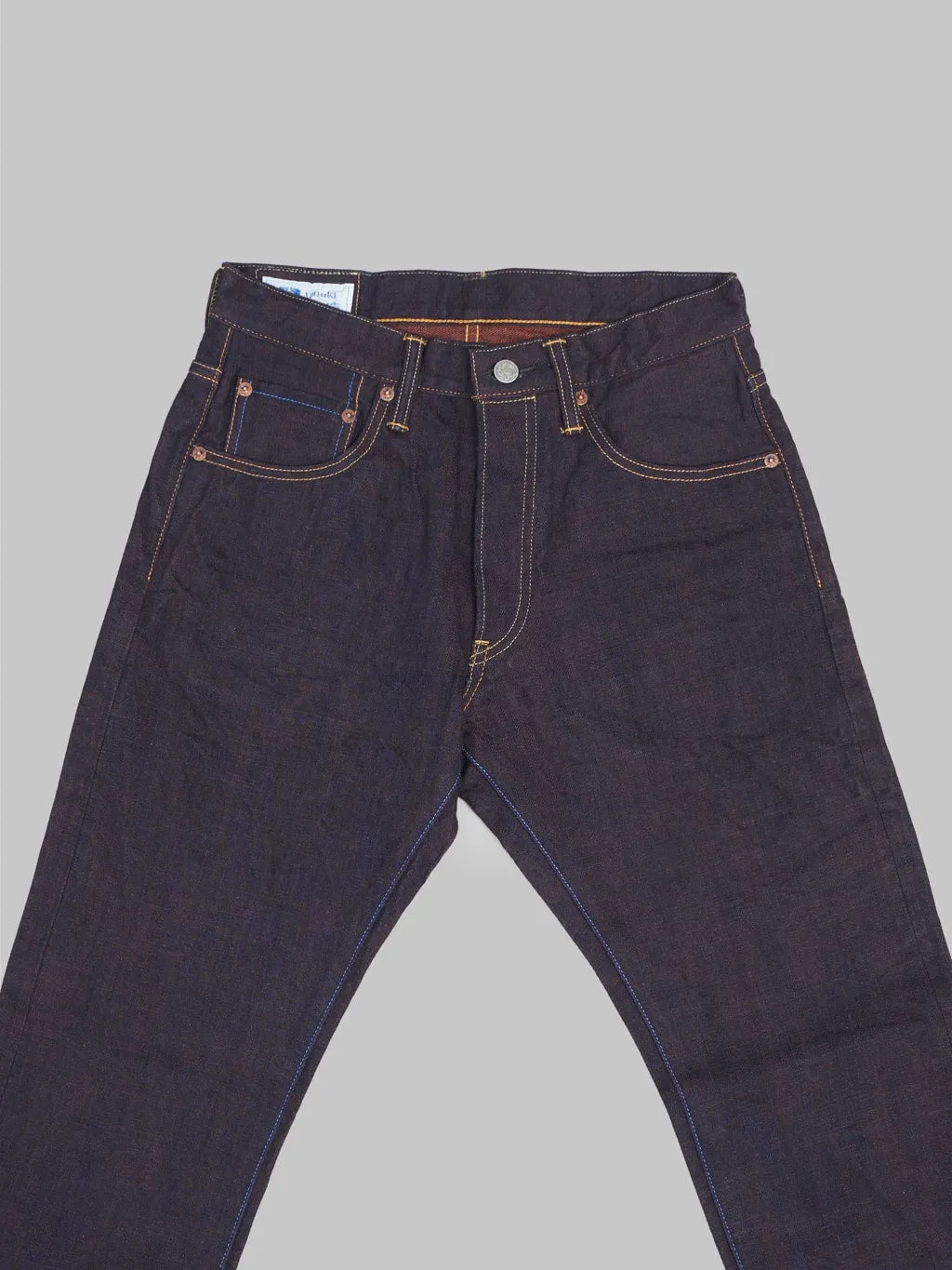 Tanuki KHT "Kakishibu" 14.5oz High Tapered Jeans